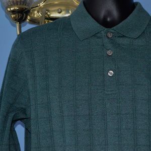 Van Heusen Polo Shirt l/s Green Medium